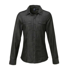 Premier PR322 WOMEN'S JEANS STITCH DENIM SHIRT S