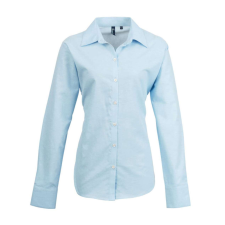 Premier PR334 WOMEN&#039;S LONG SLEEVE SIGNATURE OXFORD BLOUSE 6XL munkaruha