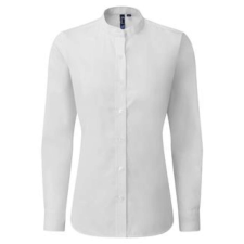 Premier PR358 WOMEN’S BANDED COLLAR 'GRANDAD' SHIRT S munkaruha