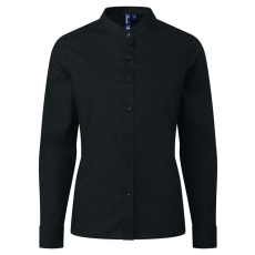 Premier PR358 WOMEN’S BANDED COLLAR 'GRANDAD' SHIRT XS