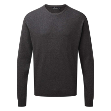 Premier PR692 finom kötésű kereknyakú férfi pulóver Premier, Charcoal-XL férfi pulóver, kardigán