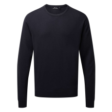 Premier PR692 finom kötésű kereknyakú férfi pulóver Premier, Navy-4XL