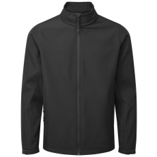 Premier PR810 férfi softshell galléros dzseki elől végig cipzárral Premier, Black-4XL