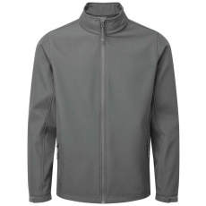 Premier PR810 férfi softshell galléros dzseki elől végig cipzárral Premier, Dark Grey-4XL