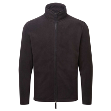 Premier PR823 ARTISAN férfi cipzáras polár pulóver Premier, Black/Black-XL