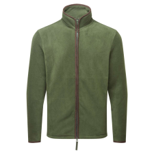Premier PR823 ARTISAN férfi cipzáras polár pulóver Premier, Moss Green/Brown-S férfi pulóver, kardigán