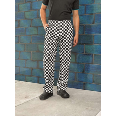 Premier Szakácsnadrág - sakktábla kockás, gumis derekú