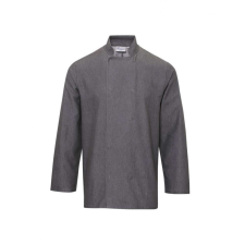 Premier Uniszex kabát Premier PR660 Chef&#039;S Denim Jacket -2XL, Grey Denim női dzseki, kabát