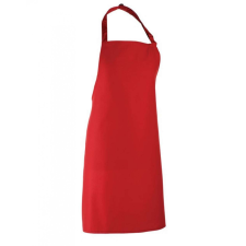 Premier Uniszex kötény Premier PR150 Colours Collection’ Bib Apron -Egy méret, Red női ruházati kiegészítő