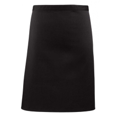Premier Uniszex kötény Premier PR151 Colours Collection’ Mid Length Apron -Egy méret, Black