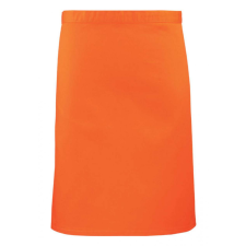 Premier Uniszex kötény Premier PR151 Colours Collection’ Mid Length Apron -Egy méret, Orange női ruházati kiegészítő