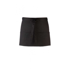 Premier Uniszex kötény Premier PR155 Colours Collection’ Three pocket Apron -Egy méret, Black