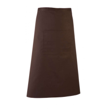 Premier Uniszex kötény Premier PR158 Colours Collection’ Bar Apron With pocket -Egy méret, Brown női ruházati kiegészítő