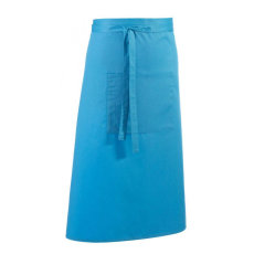 Premier Uniszex kötény Premier PR158 Colours Collection’ Bar Apron With pocket -Egy méret, Turquoise