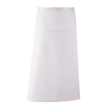 Premier Uniszex kötény Premier PR158 Colours Collection’ Bar Apron With pocket -Egy méret, White női ruházati kiegészítő