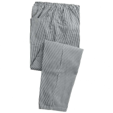 Premier Uniszex nadrág Premier PR552 Chef&#039;S pull-On Trousers -S, Black/White Check női nadrág