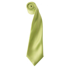 Premier Uniszex Premier PR750 Colours Collection' Satin Tie -Egy méret, Lime