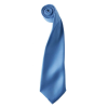 Premier Uniszex Premier PR750 Colours Collection' Satin Tie -Egy méret, Mid Blue