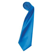 Premier Uniszex Premier PR750 Colours Collection&#039; Satin Tie -Egy méret, Sapphire nyakkendő