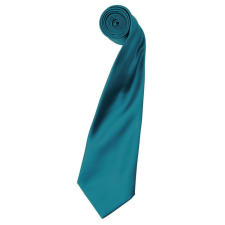 Premier Uniszex Premier PR750 Colours Collection&#039; Satin Tie -Egy méret, Teal nyakkendő