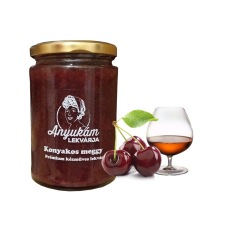  Prémium adalékmentes konyakos meggy lekvár 370g alapvető élelmiszer