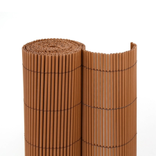 Premium_D Belátásgátló műnád 100x300 cm barna színű kerítés takaró tekercs szélfogó PVC redőny