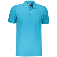 Prémium férfi póló gallérral ALTISPORT ALM002203 TÜRKIZ méret: XXXL férfi póló