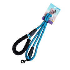  Prémium Gumírozott Kötélpóráz kék nyakörv, póráz, hám kutyáknak