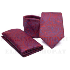  Prémium nyakkendő szett - Bordó paisley mintás nyakkendő