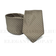  Prémium selyem nyakkendő - Bézs aprómintás
