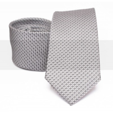  Prémium selyem nyakkendő - Halványszürke