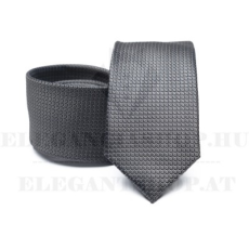  Prémium selyem nyakkendő - Szürke aprómintás