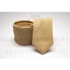  Prémium slim nyakkendő - Aranysárga pöttyös