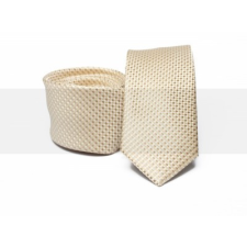  Prémium slim nyakkendő - Drapp pöttyös nyakkendő