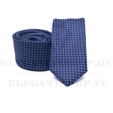  Prémium slim nyakkendő - Kék kockás nyakkendő
