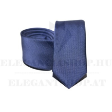  Prémium slim nyakkendő - Kék szatén