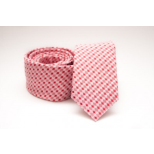  Prémium slim nyakkendő -   Rózsaszín mintás nyakkendő