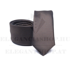  Prémium slim nyakkendő - Sötétbarna nyakkendő
