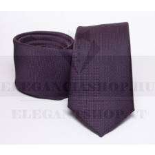  Prémium slim nyakkendő - Sötétlila aprómintás nyakkendő
