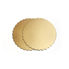 Prémium tortaalátát, hullámos, arany, 3mm, 30cm sütés és főzés