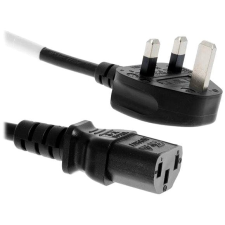 PremiumCord 230 UK fekete, 2m kábel és adapter