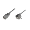 PremiumCord 230V IEC Táp Fekete 50cm kpsp05