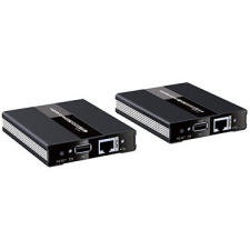 PremiumCord A PremiumCord HDMI extender 60 mólos USB-n keresztül egy Cat5 / 6 kábelen, No. késleltetés kábel és adapter