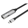 PremiumCord aktív kábel usb-c 3.2 gen1, hosszabbító, repeater, c - c, m/f, 15m, fekete ku31rep15al