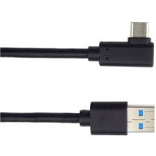 PremiumCord C/M típusú USB kábel, 90 fokos forgathatóság - USB 3.0 A/M, 1 méter kábel és adapter
