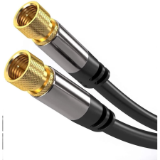 PremiumCord F Összekötő Fekete 3m kjqsat3 kábel és adapter