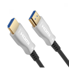 PremiumCord HDMI 2.0 Összekötő Fekete-Ezüst 10m KPHDM2X10 kábel és adapter