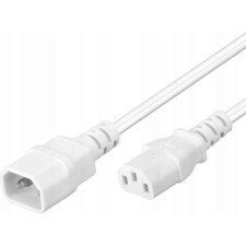PremiumCord IEC Táp Fehér 1m kps1w (kps1w) kábel és adapter