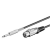 PremiumCord kjackxlr01 Jack 6.3 mm apa - 3 pin XLR anya 6 m fekete kábel
