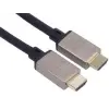 PremiumCord kphdm21k1 Ultra High Speed HDMI 2.1 8K@60Hz, 4K@120Hz 1m fekete-szürke kábel